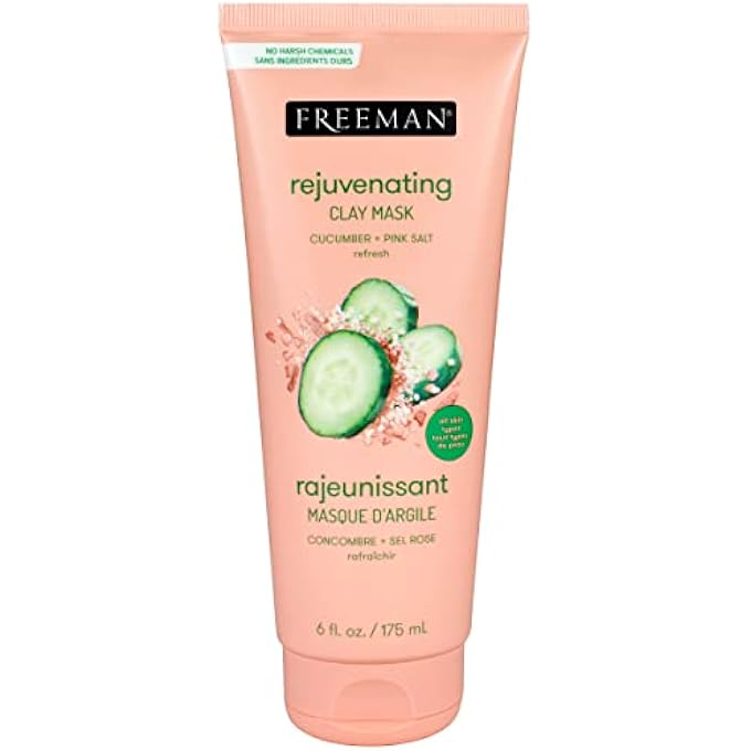 Freeman FEELING BEAUTIFUL REJUVENATING CUCUMBER AND PINK SALT MASK 175ML - Image 1